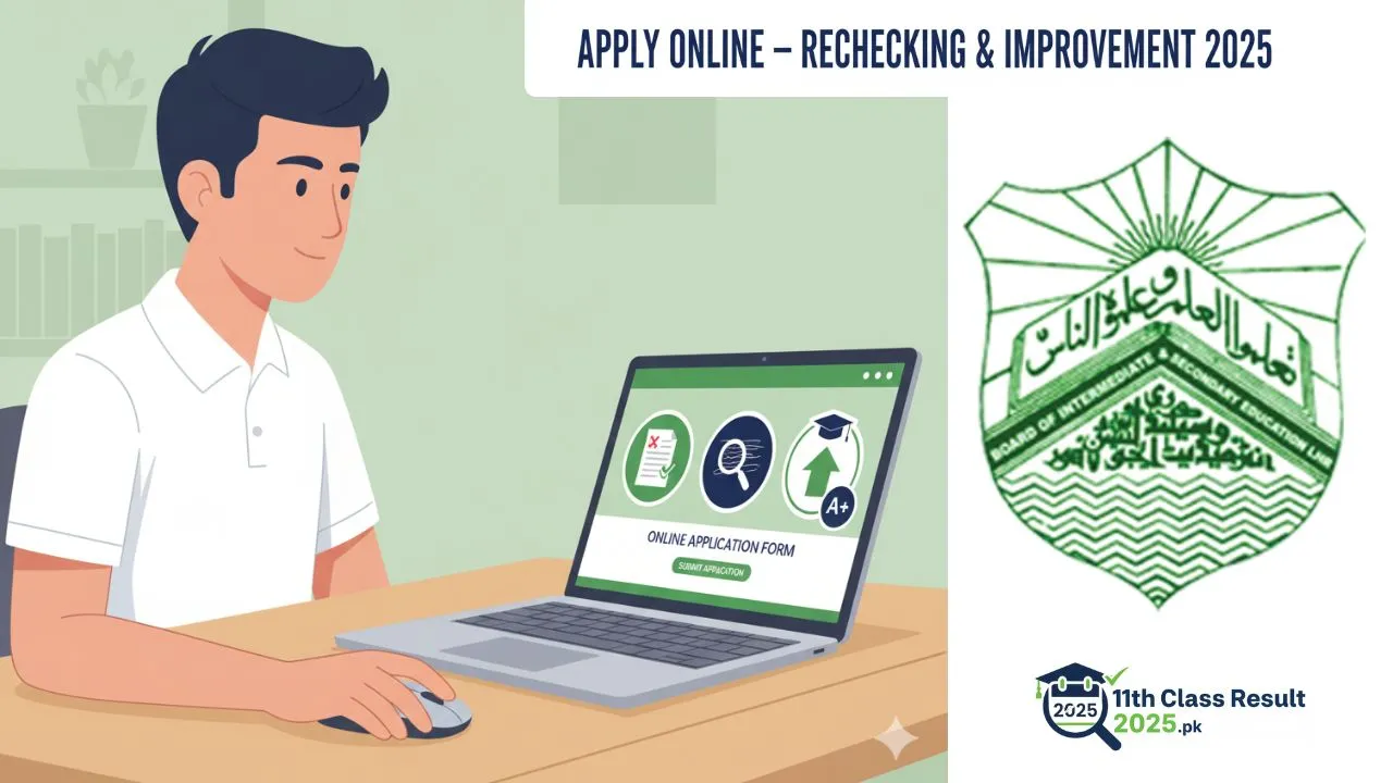 11th Class Result Rechecking & Improvement Exams 2025 – Apply Online Guide
