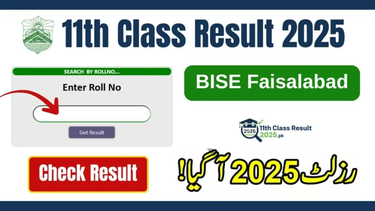 Faisalabad Board 11th Class Result 2025
