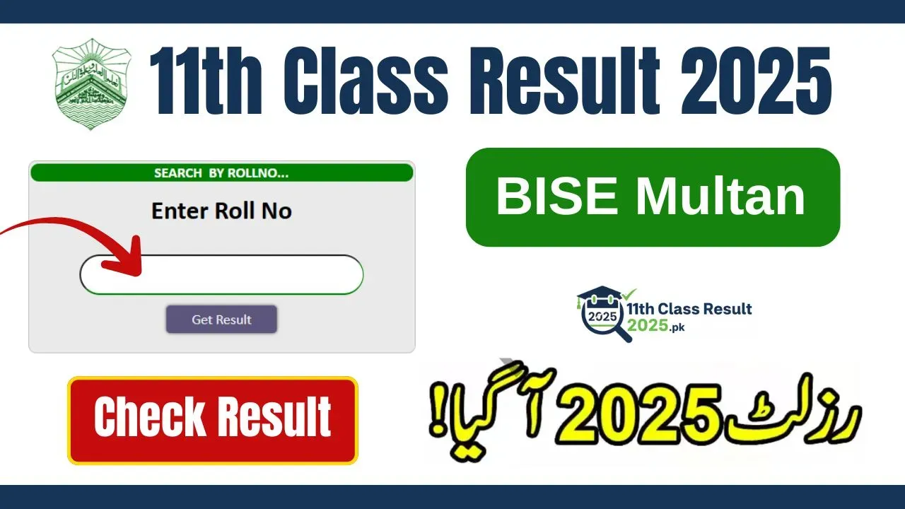 Multan Board 11th Class Result 2025