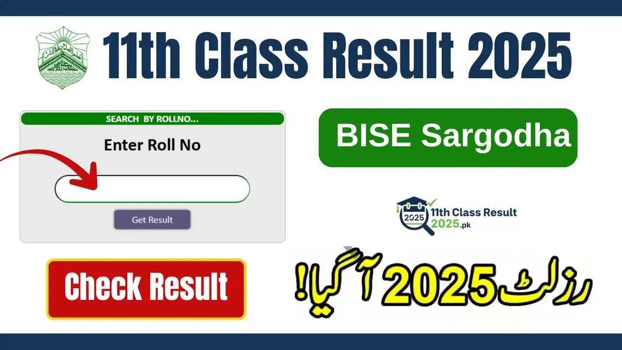 Sargodha Board 11th Class Result 2025